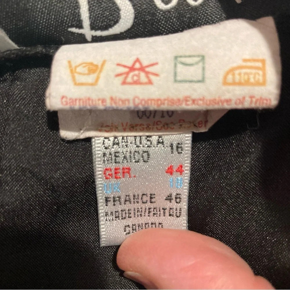 RIBKOFF TRENDS Sz 16 Double Layer Sheer Layer Zipper Closure Trumpet Skirt - Picture 11 of 13